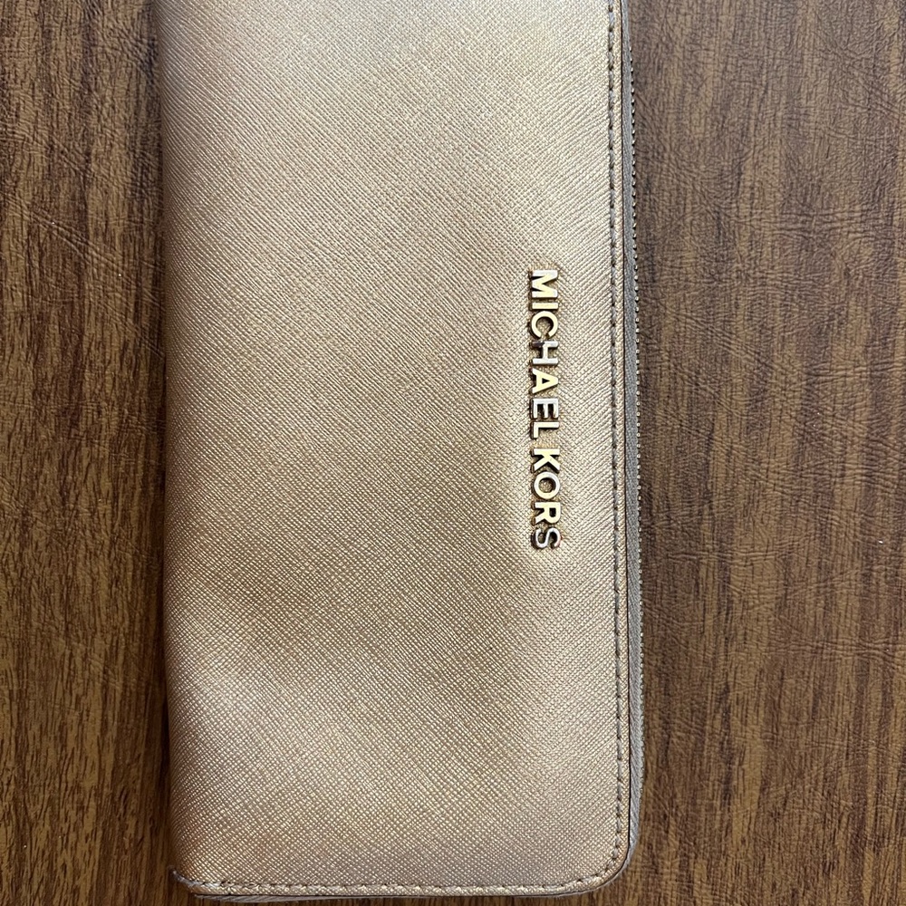 Michael Kors zip around wallet